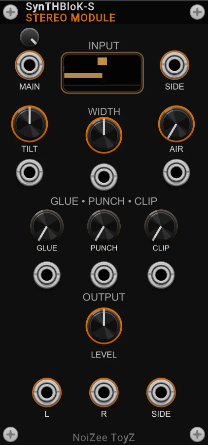 SynTHBloK-S VCV Rack module front panel